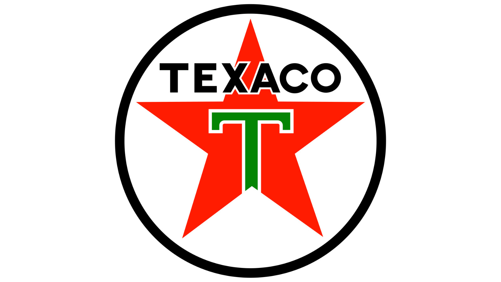 Texaco sticker weatherproof bumper vinyl decal