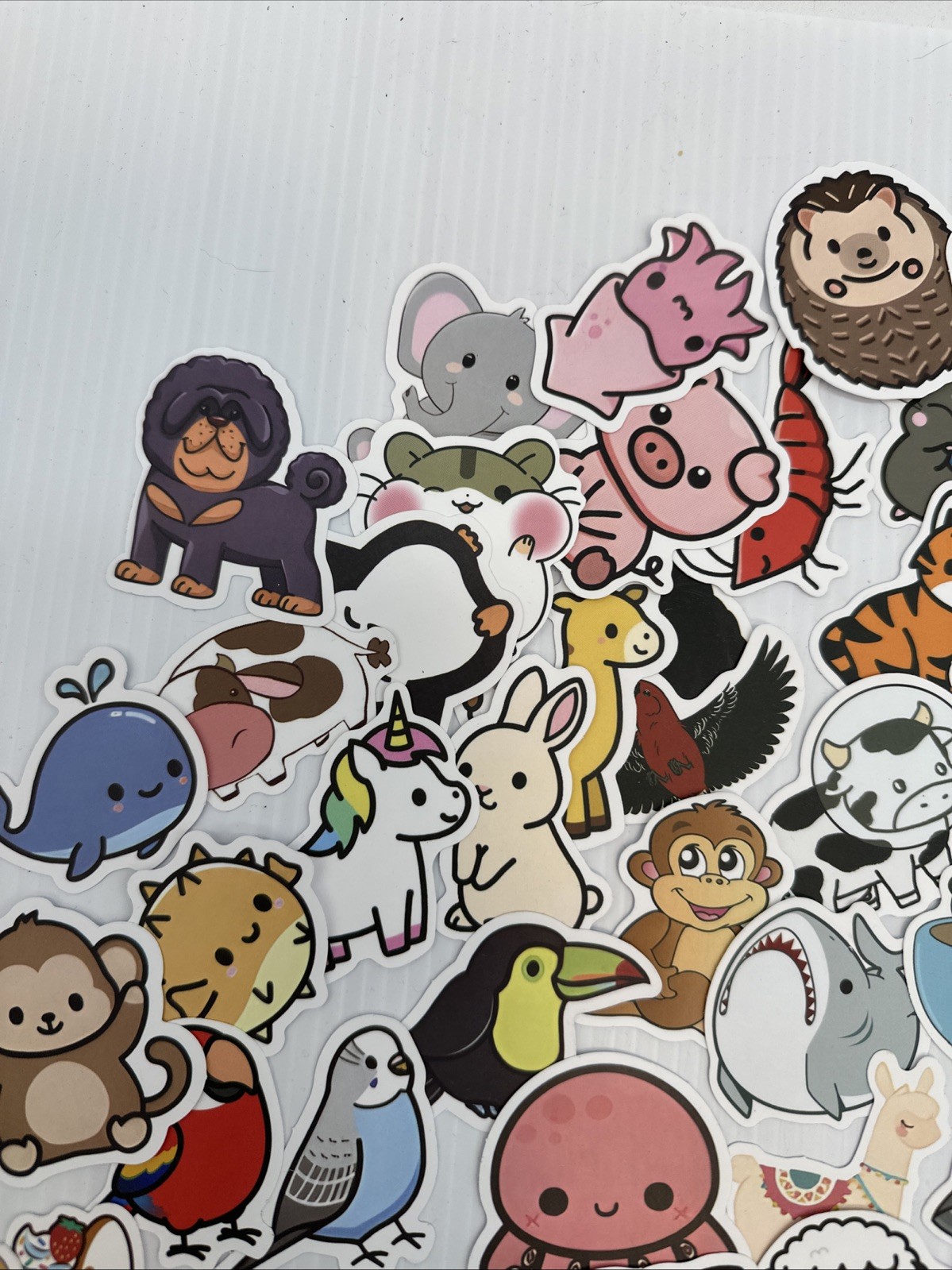 Lot Of 163 Random Small Animal Stickers Decals {HH}