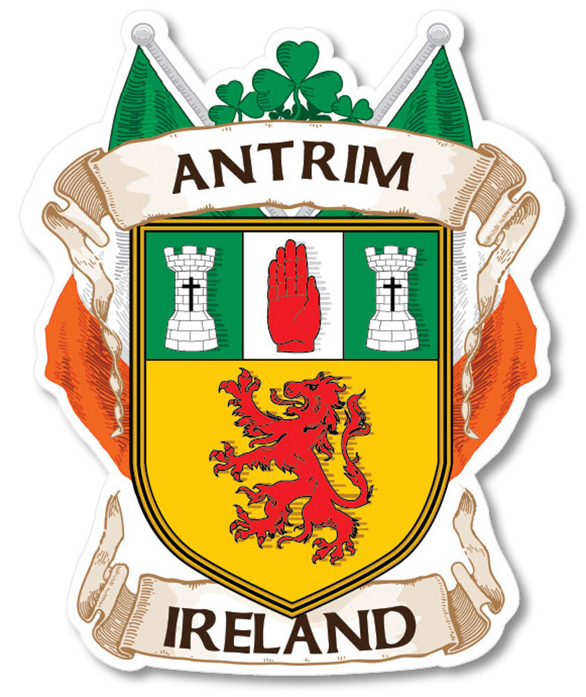 County Antrim Ireland Irish Decal Sticker