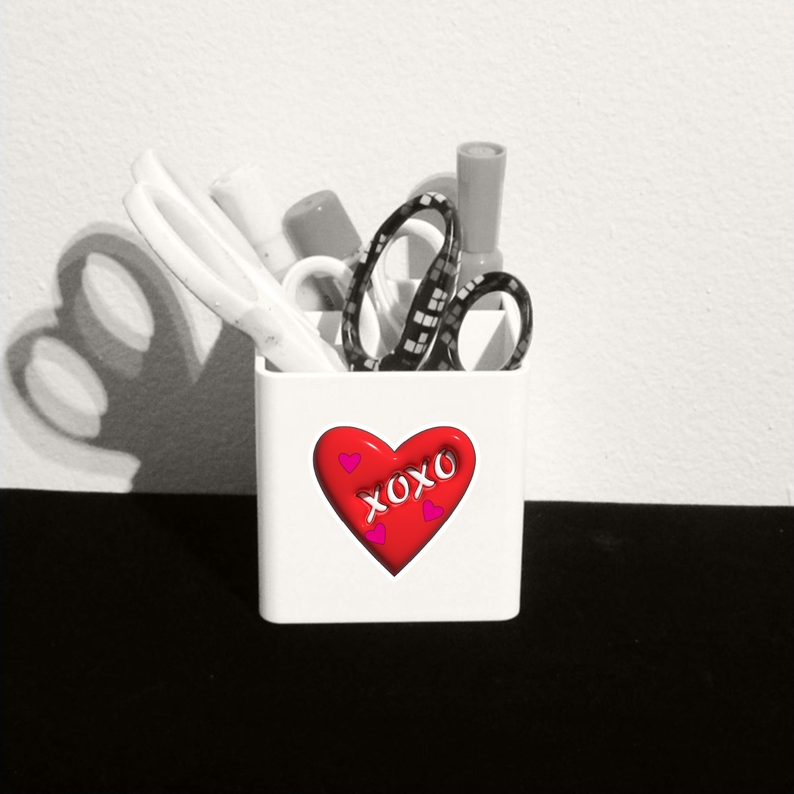 Heart Vinyl Stickers Waterproof Valentine Day Decal for Car Water Bottle Laptop