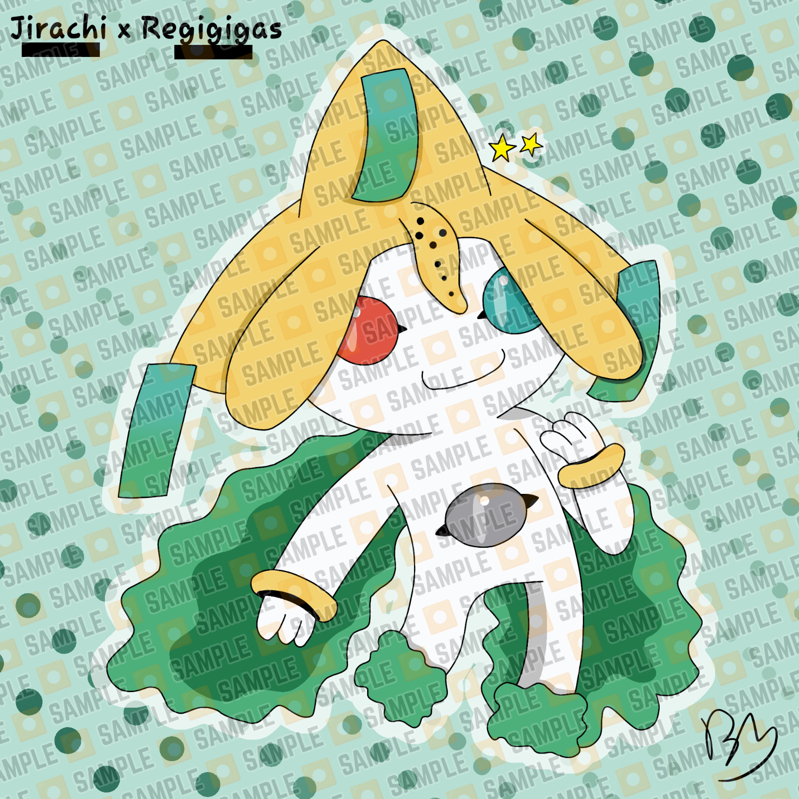 Custom Made Pokémon Fusion Stickers (SELECT WHAT YOU'D LIKE)