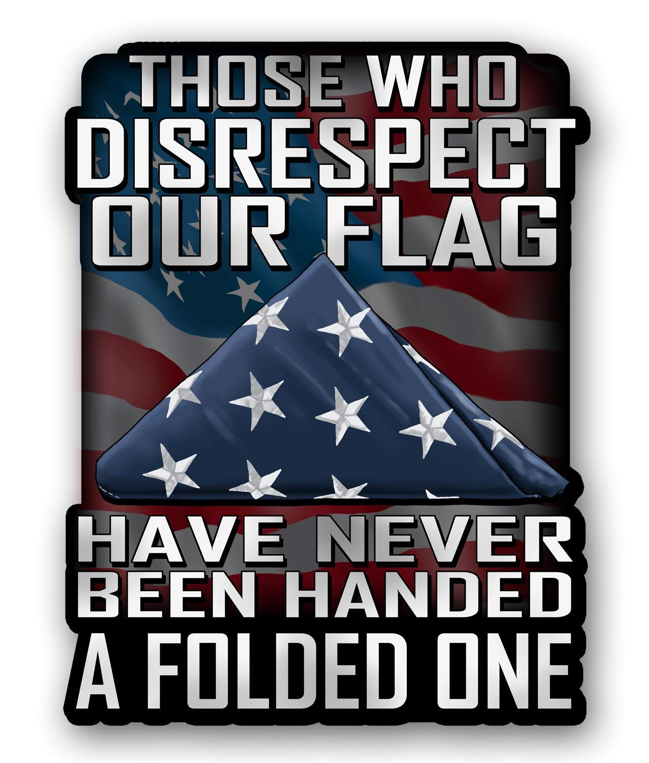 "Patriotic Flag Decal 7" for Cars, Trucks, Motorcycles, Boats & Laptops – Vet…