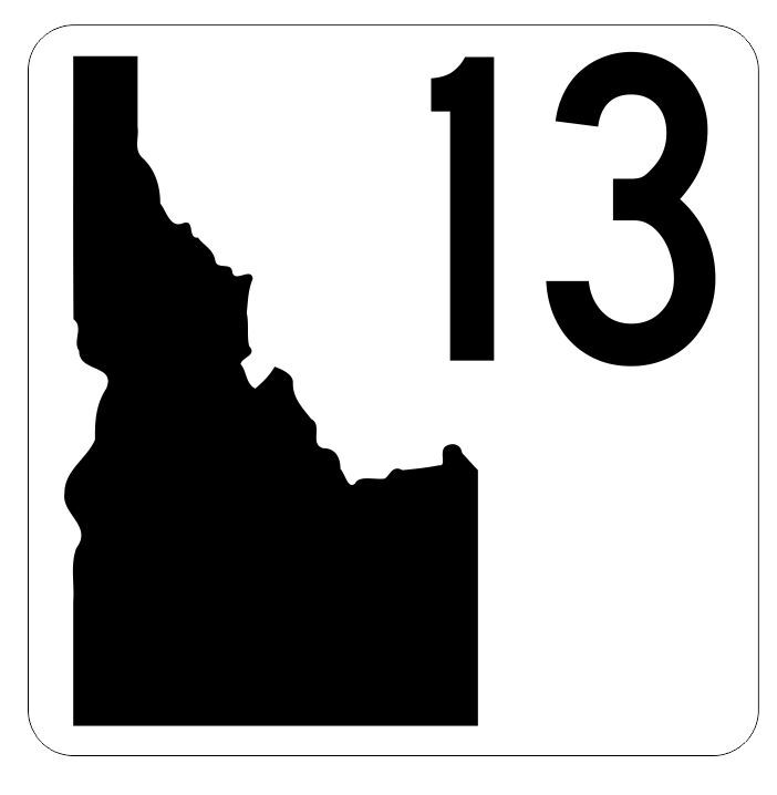 Idaho State Highway 13 Sticker Decal Highway Sign Road Sign R8265