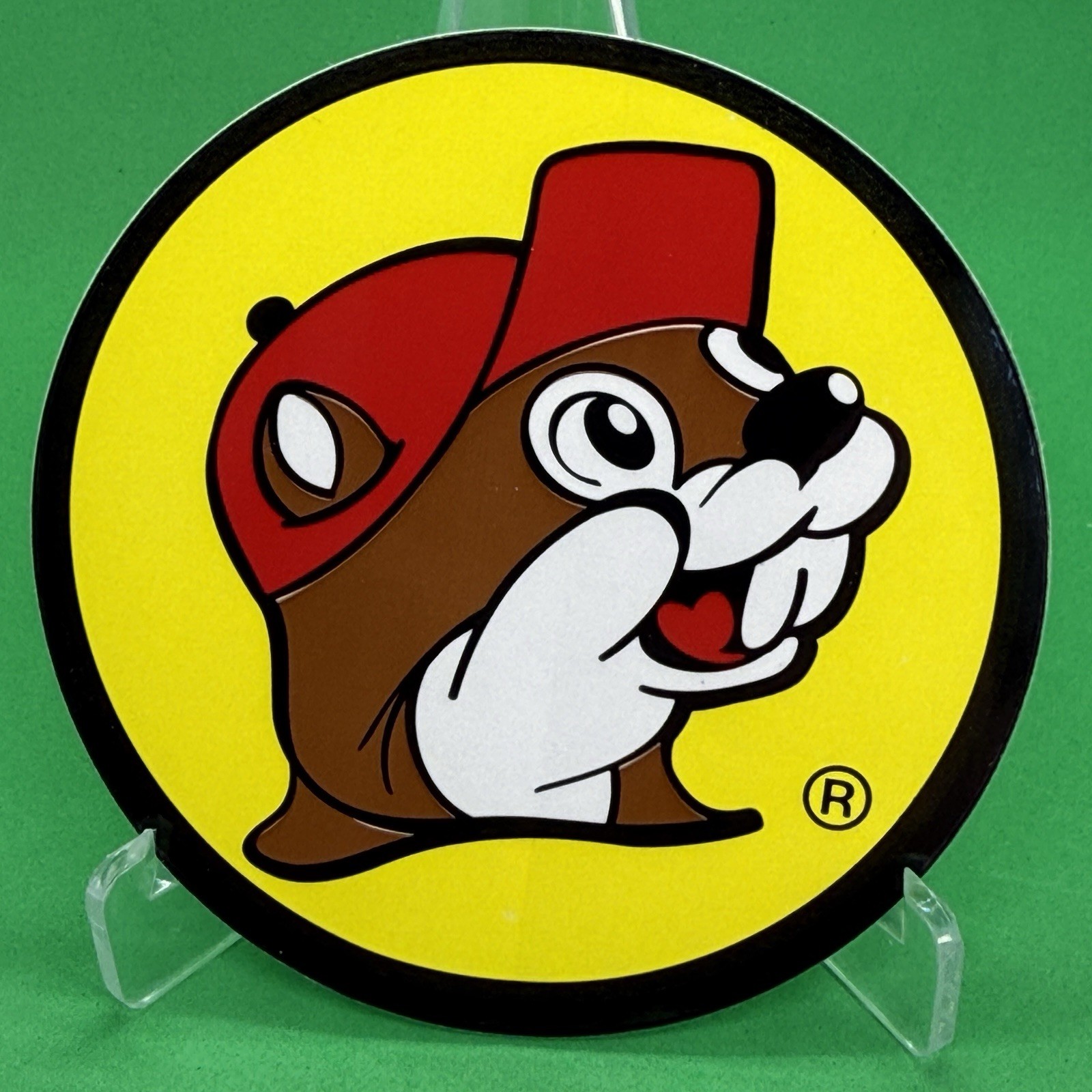 Buc-ee's Bucee’s Decal Sticker Label – 3" Diameter – Beaver – NEW Gas Texas