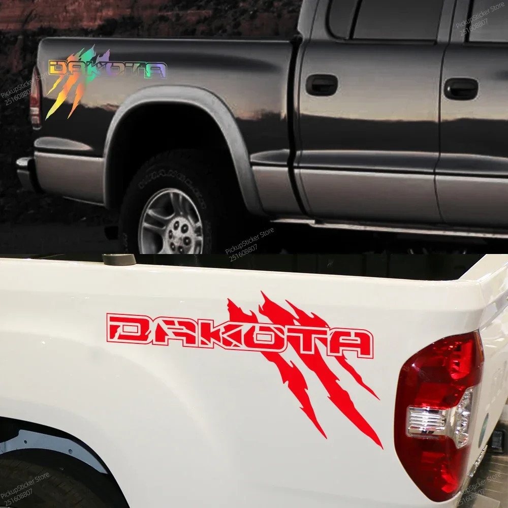 Aftermarket Claw Style Truck Bed Side Decal | Universal Pickup Body Vinyl Graph