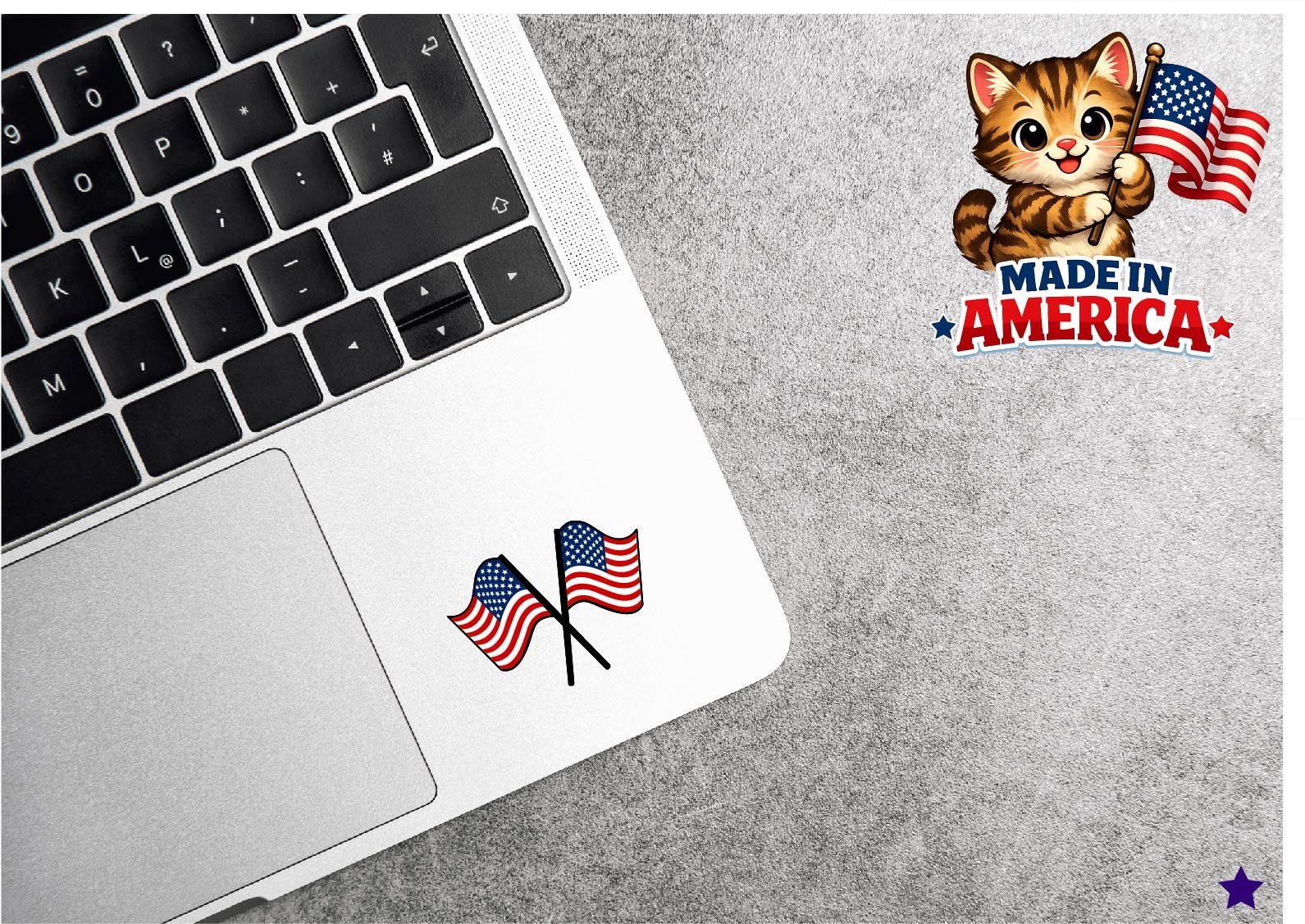 USA Flags Decal Sticker United States Flag Stars Stripes Red White Blue American