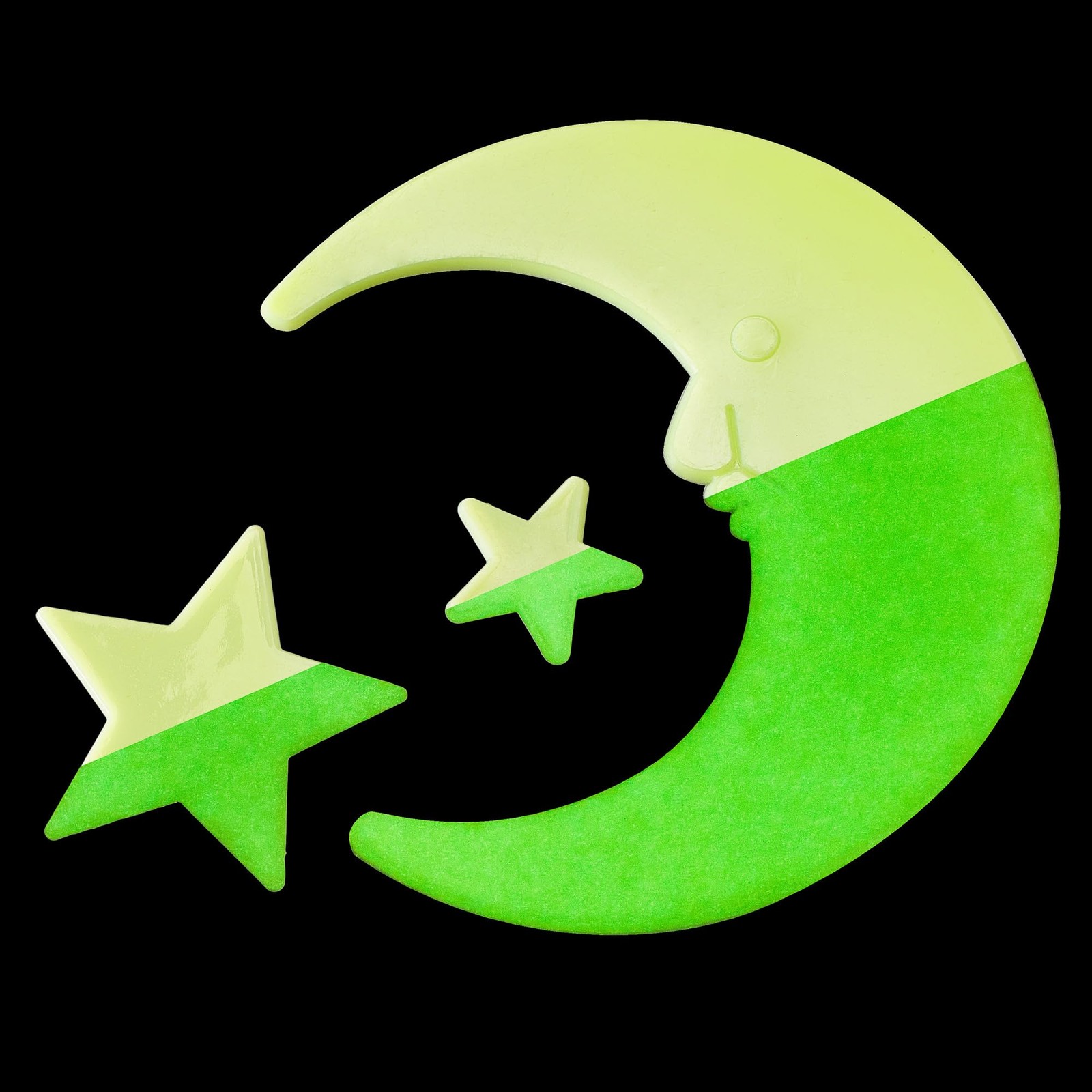 Green Sky Deluxe Glow Stars; in 8 inches x 5 x 4 inches, White