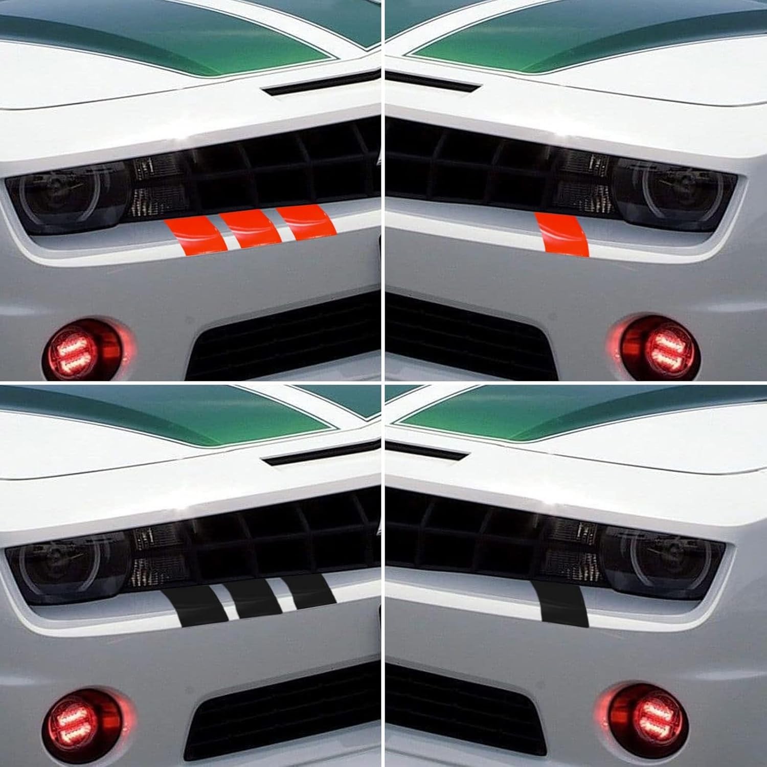 18-21 Inch Reflective Hash Stripe Wheel Decals Kit 6Pcs Inch Wheel Stickers Set