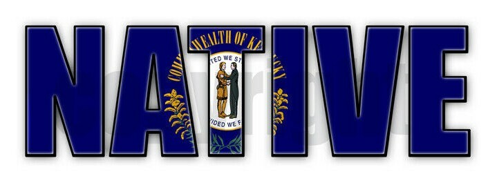 Kentucky Native Flag Stickers Kentucky Flag Decals Kentucky Flag Stickers