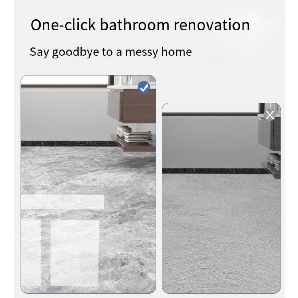 Durable Peel and Stick Wallpaper Anti-Slip Shower Floor Decals, Safe&Waterproof