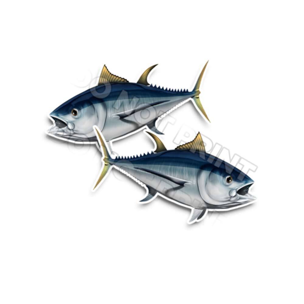 Albacore Decals Fish Stickers Vinyl Tackle Box Stickers – Set of 2 #124