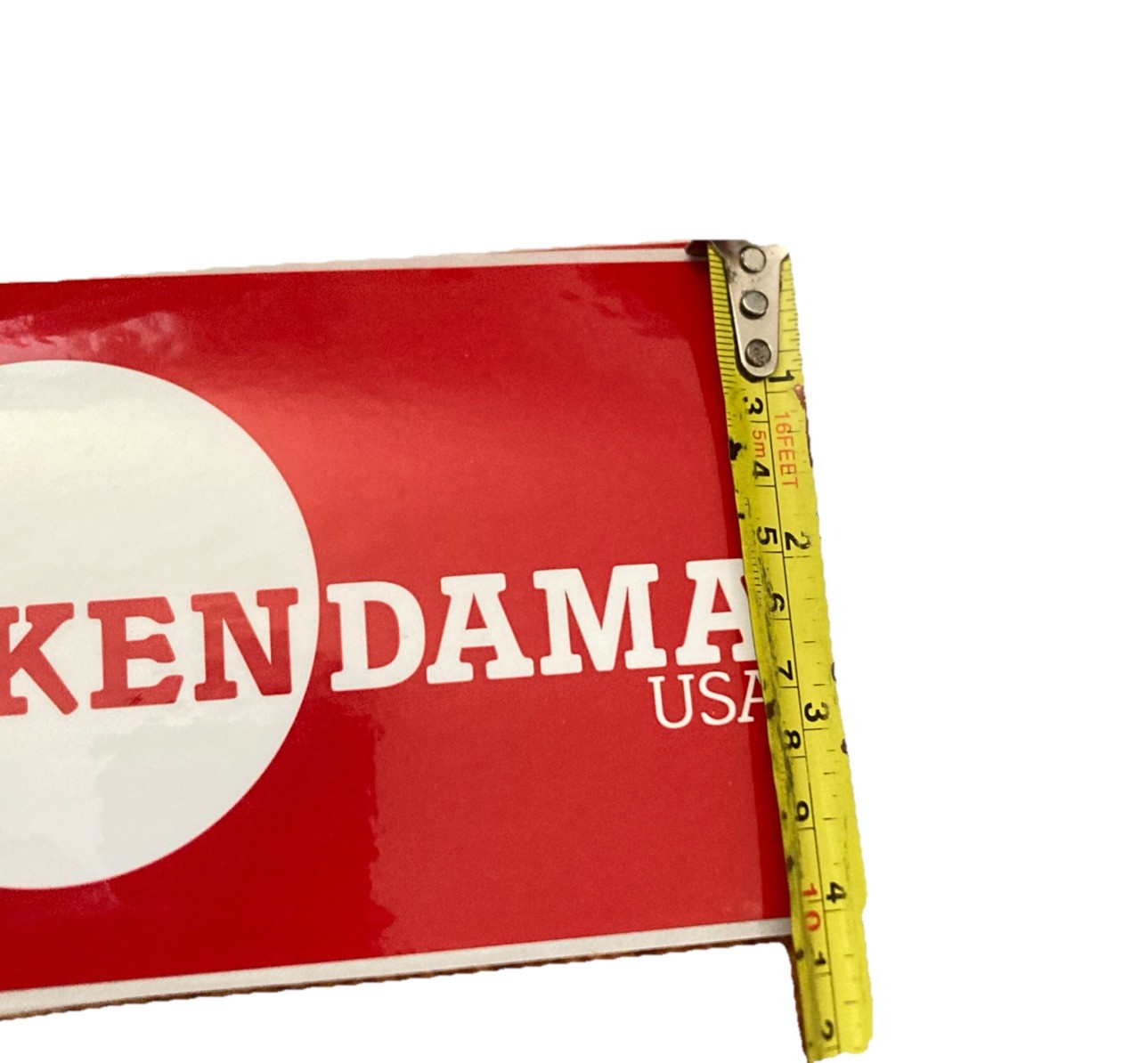 Kendama USA Red With White Stickers—9 Total—About 6” X 4” *See Description*