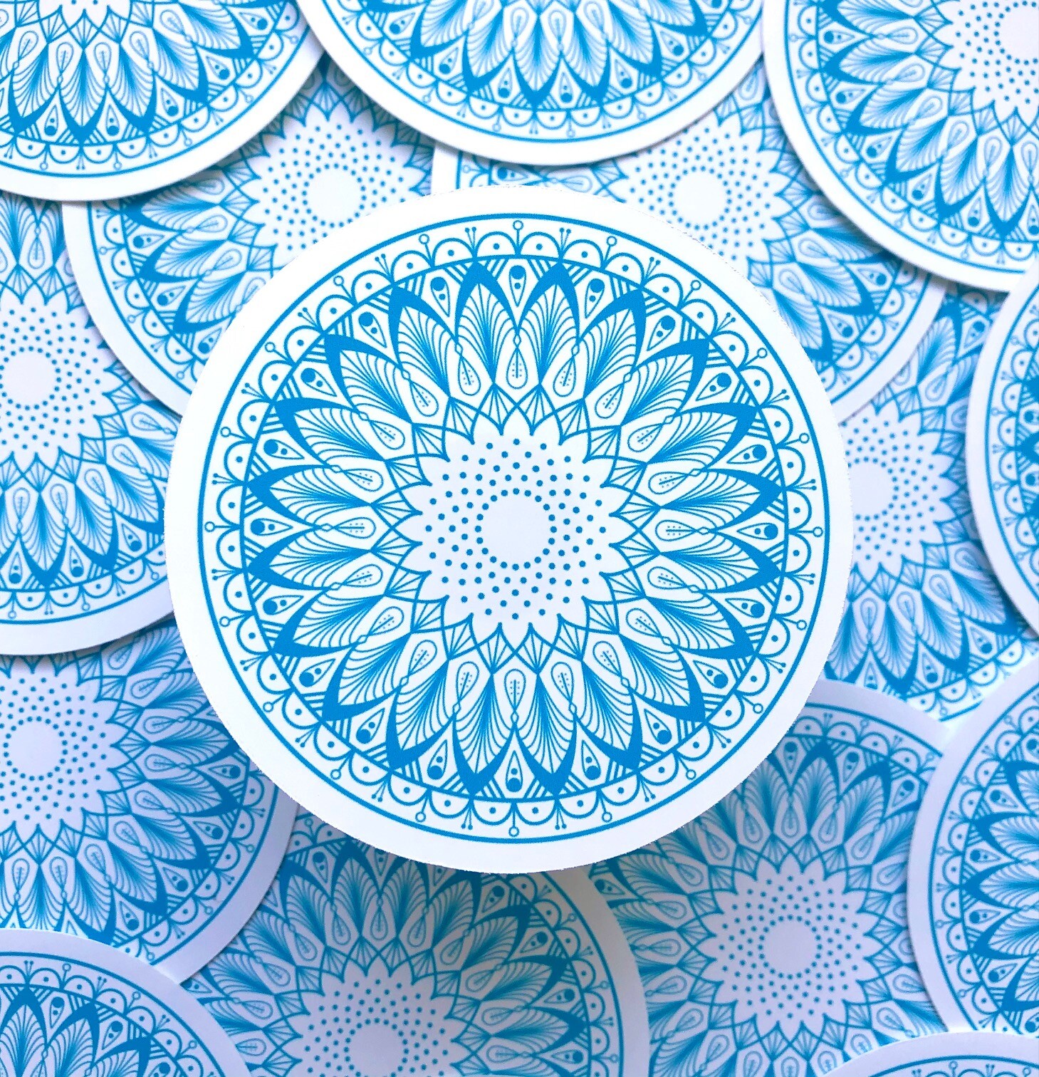 Colorful Mandala Aesthetic Laptop/Skateboard/Water Bottle Stickers