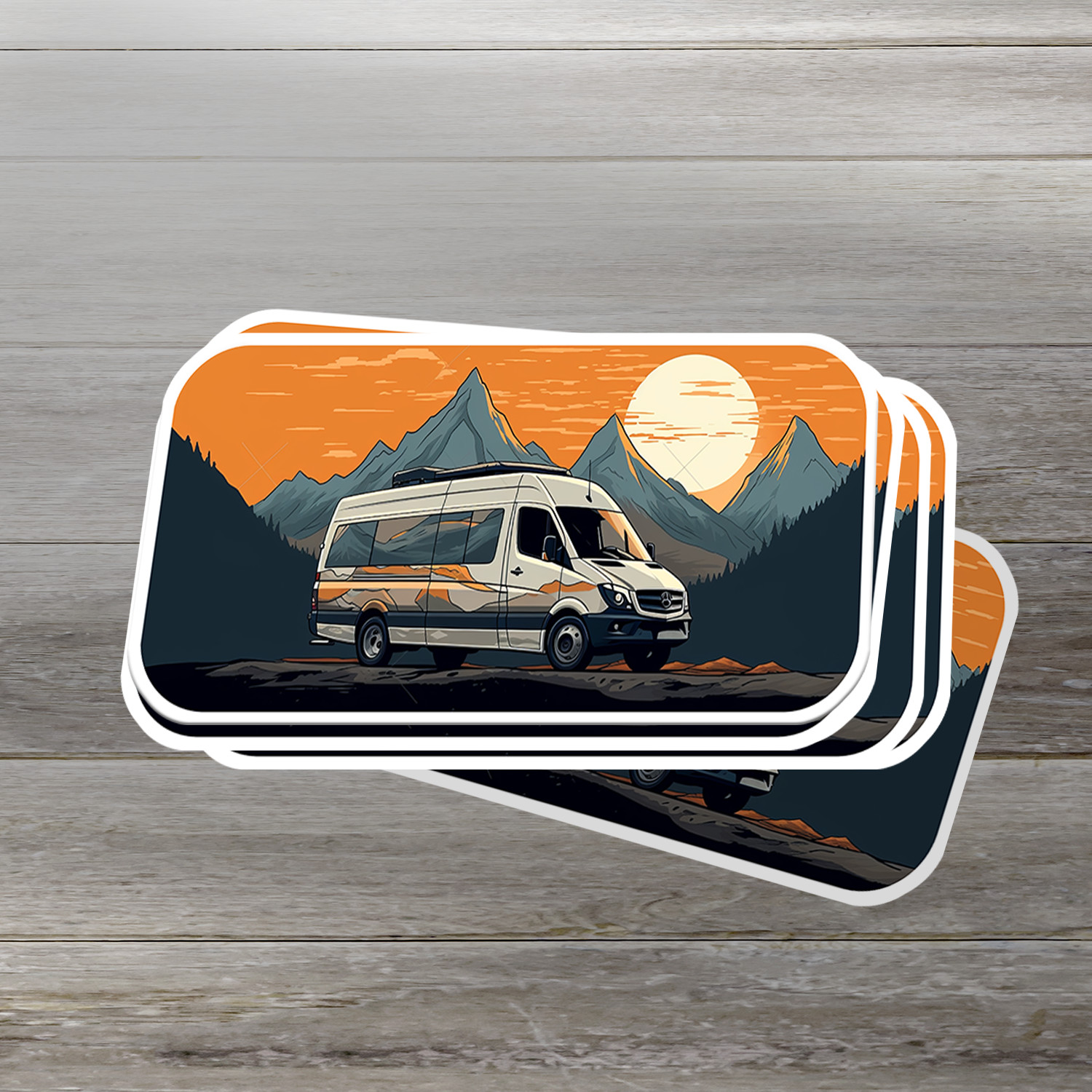 Van Life Vinyl Sticker – Celebrate the Freedom of the Road