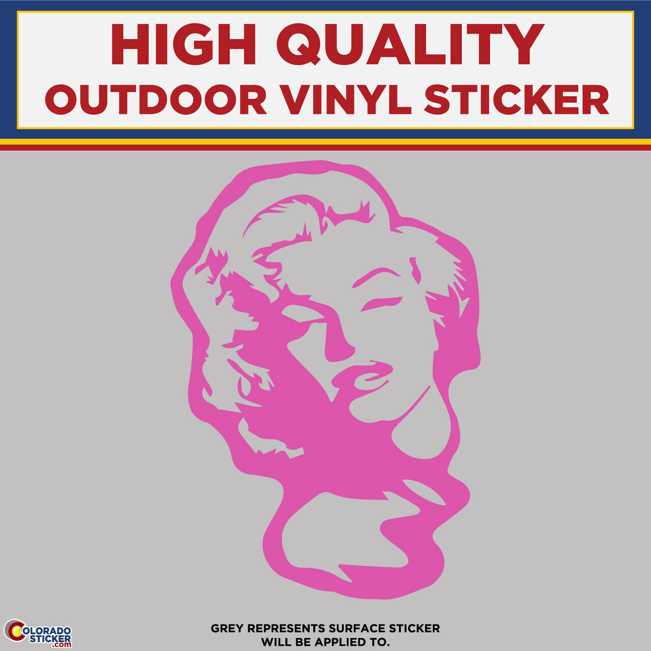 Marilyn Monroe, Die Cut High Quality Vinyl Stickers