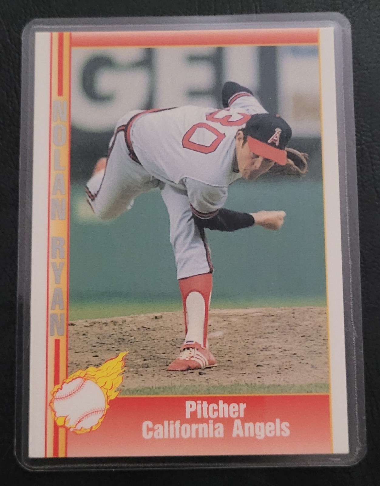 Nolan Ryan Baseball Card HOF Fridge/Locker/Cabinet Laminated Magnet Strike outs!
