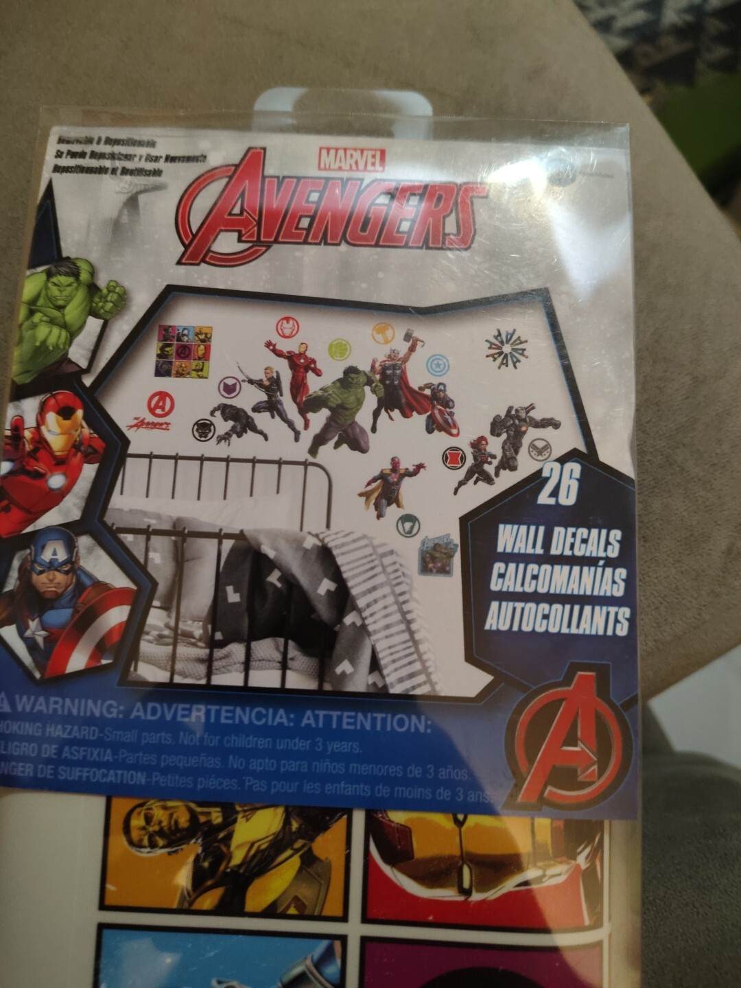 Marvel Classic Avengers Peel & Stick Wall Decals RMK4289SCS Kids Room Stickers