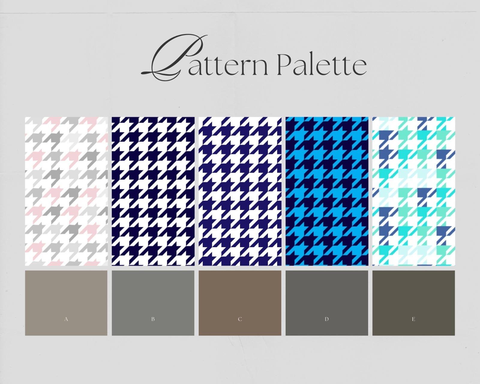 Houndstooth Pattern Adhesive Vinyl & Iron-on HTV for all Cricut cutting machines