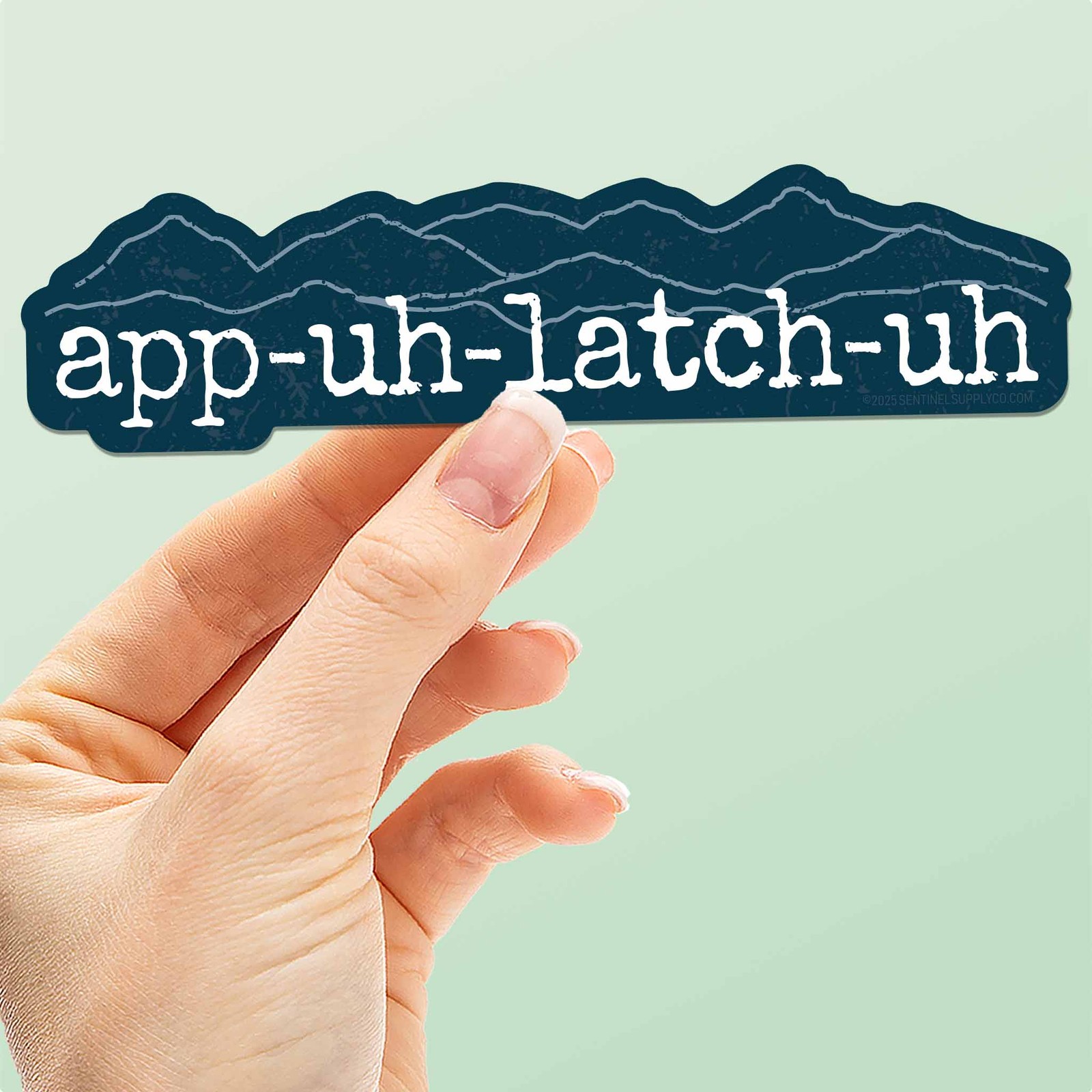 App Uh Latch Uh Funny Appalachia Sticker – Blue Mountains