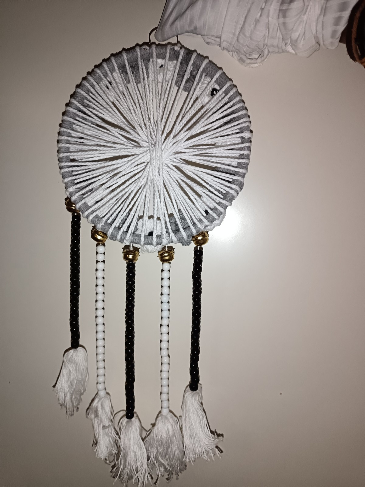 Home Decor/ Handmade / Black, White, Gray and Gold