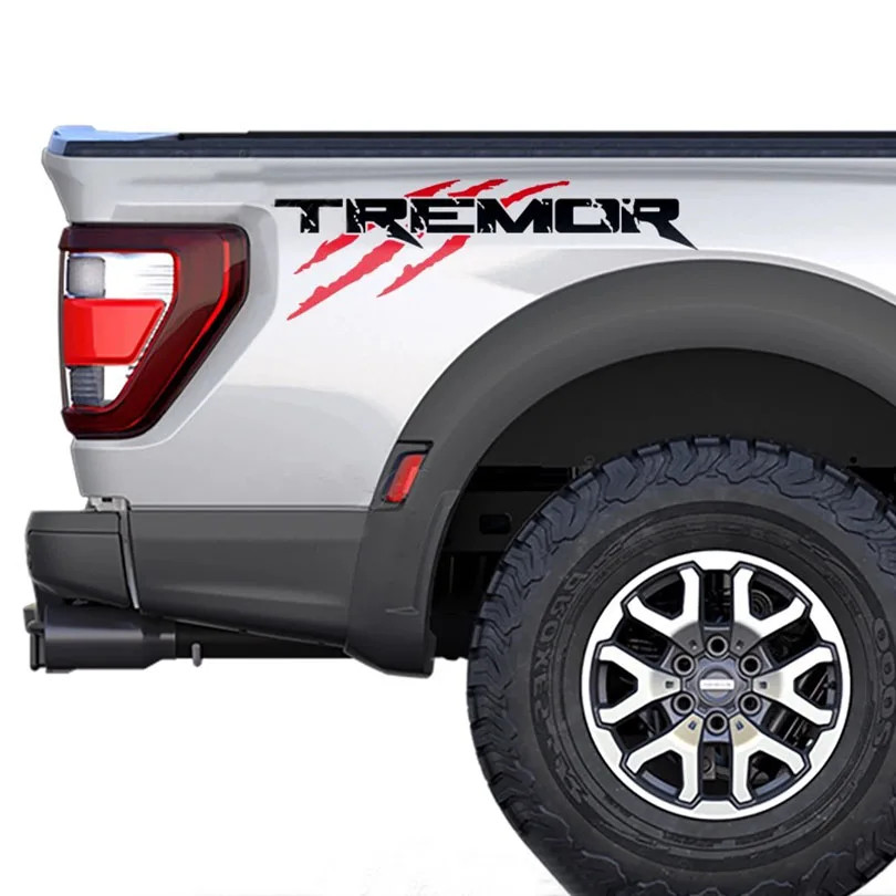 Aftermarket Off-Road Mountain Scratch Bedside Decal for Ford F-150 Tremor / Rang