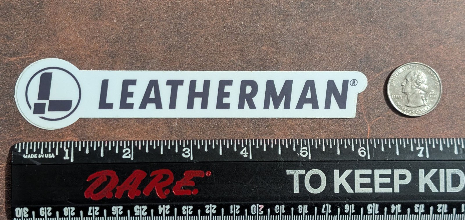 Leatherman Logo Sticker – Outdoor Lifestyle Quality Versatile Multi-Tool Decal