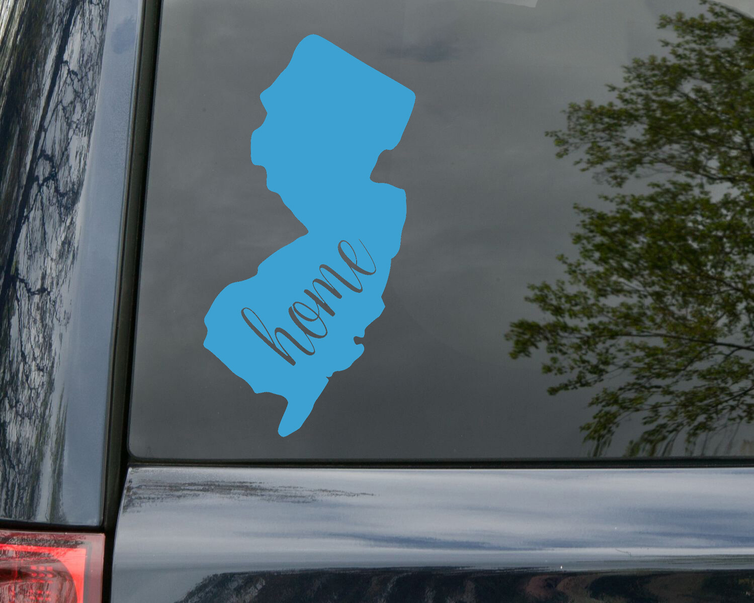 New Jersey Vinyl Decal – Home State Native New Jerseyan – Die Cut Sticker