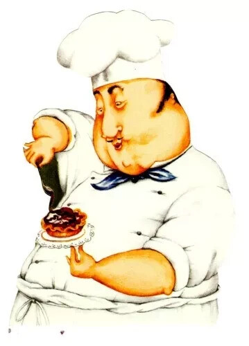 italian chef wall decal tart prepasted 5 inch new