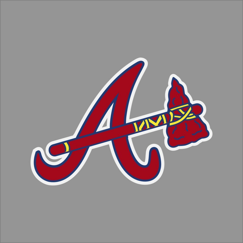 Atlanta Braves #2 MLB Team Pro Sports Vinyl Sticker Decal Car Window Wall