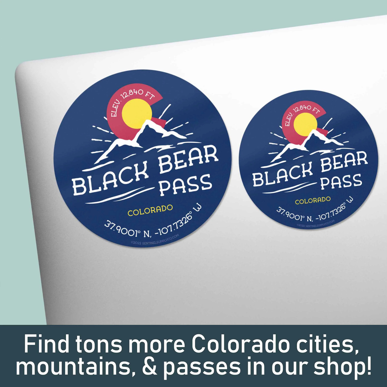 Devils Punch Bowl Colorado Stickers