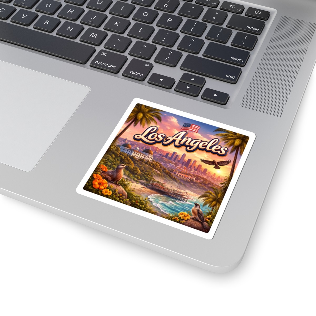 Los Angeles Sticker | Vintage California, City of LA Travel Souvenir