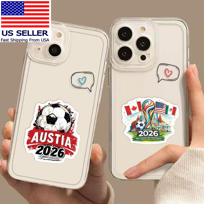 World Cup Football Soccer Stickers Soccer Water Bottle Stickers,Soccer Party Spo
