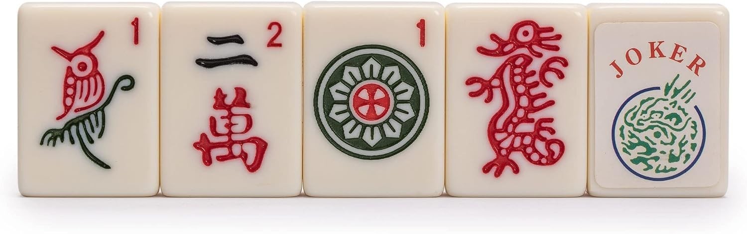 Yellow Mountain Imports American Mahjong Joker Tile Decal Stickers, Set of 8