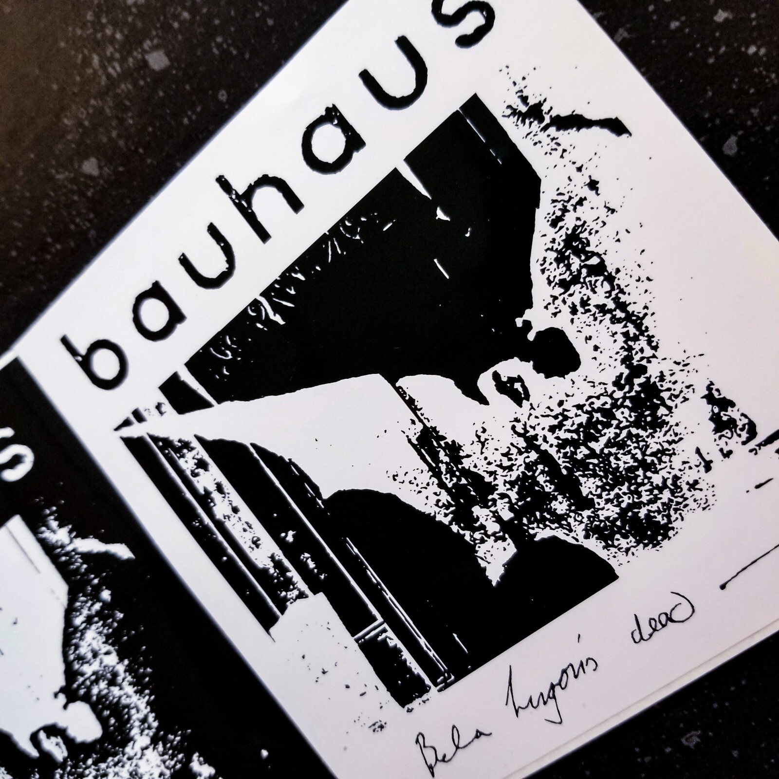 🦇 Bauhaus 4 x 4" Waterproof Vinyl Sticker [💪 HQ Durability!] Bela Lugosi Dead