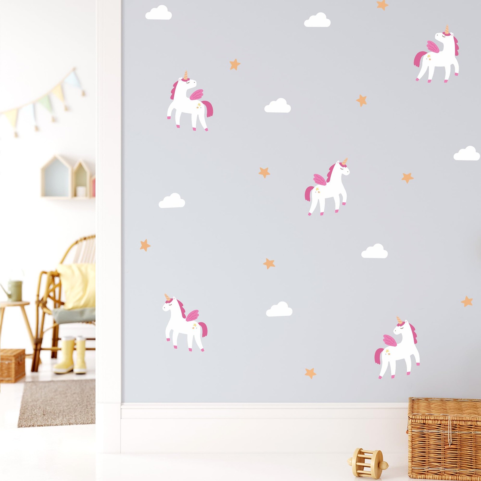 – Alicorn – Easy-to-Apply & Removable Wall Stickers: Transform Your Toddlers …