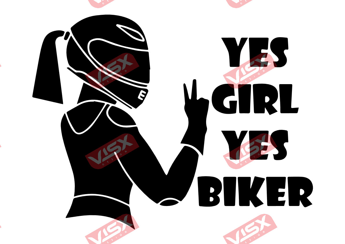 Yes Girl Sticker Empower Women Power Quote Female Vinyl Bumper Decal Car Auto