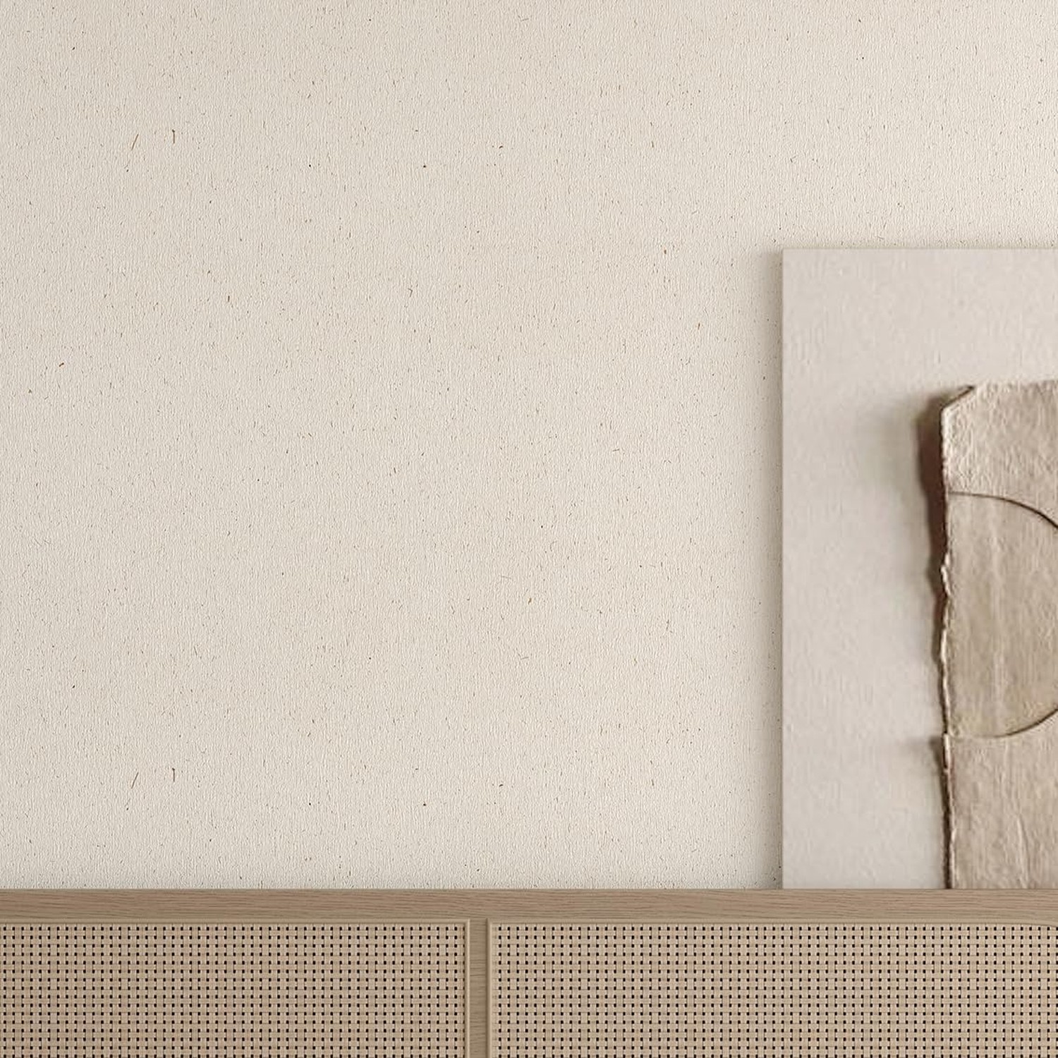Natural White Wallpaper Grasscloth Textured Peel and Stick Wall Fabric&Wallpa…