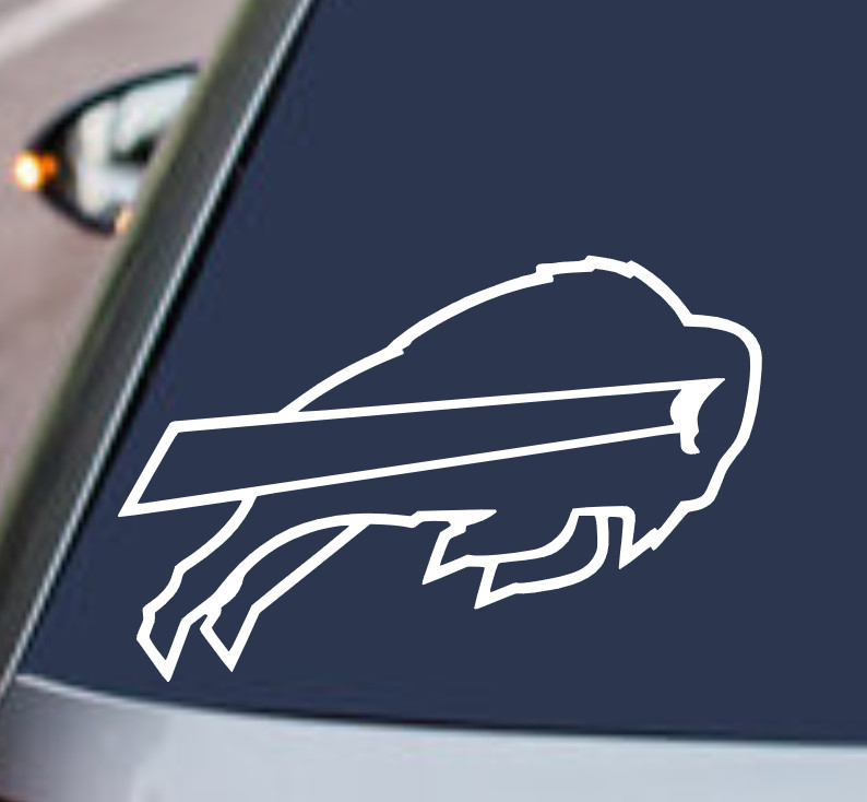 BUFFALO BILLS VINYL DECAL STICKER CAR REAR WINDOW BUMPER NFL FOOTBALL TEAM LOGO