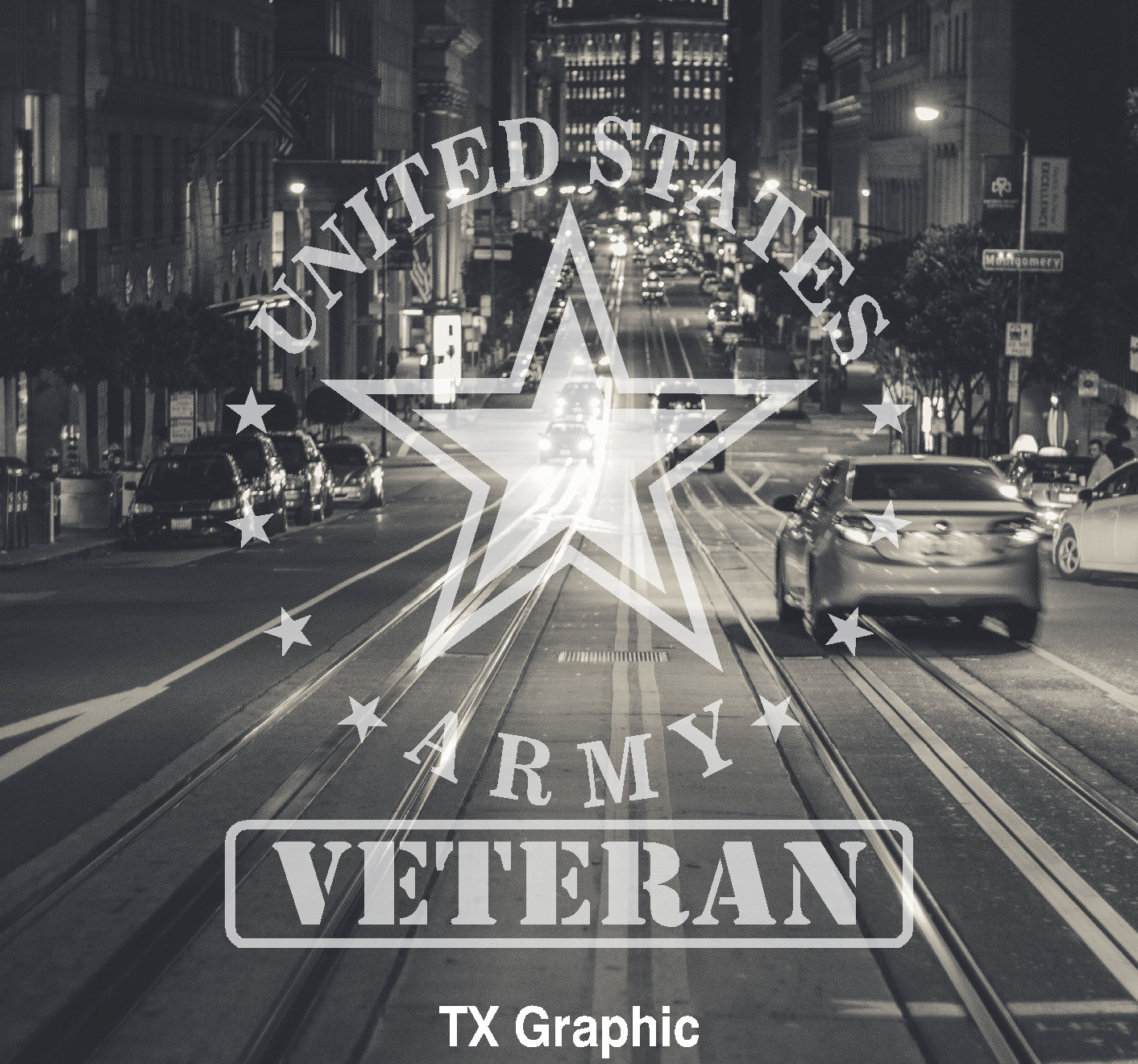 US Army Veteran Decal Military Star Car Truck Window Wall Boat United Stated