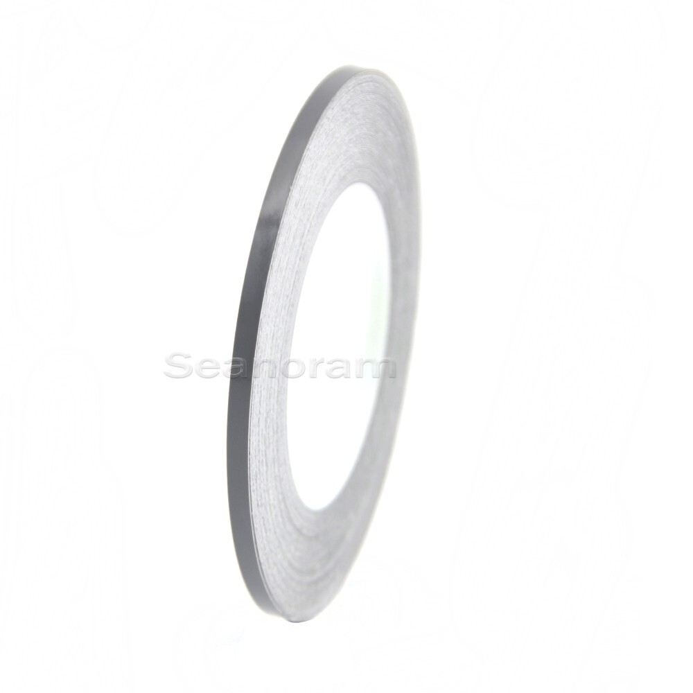 1/12" 2mm Dark Grey DIY Home Shop Pinstriping Pin Stripe Decal Vinyl Sticker