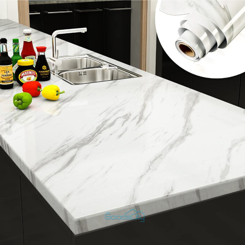 9.8ft Marble Contact Paper Self Adhesive Peel Stick Wallpaper Kitchen Countertop