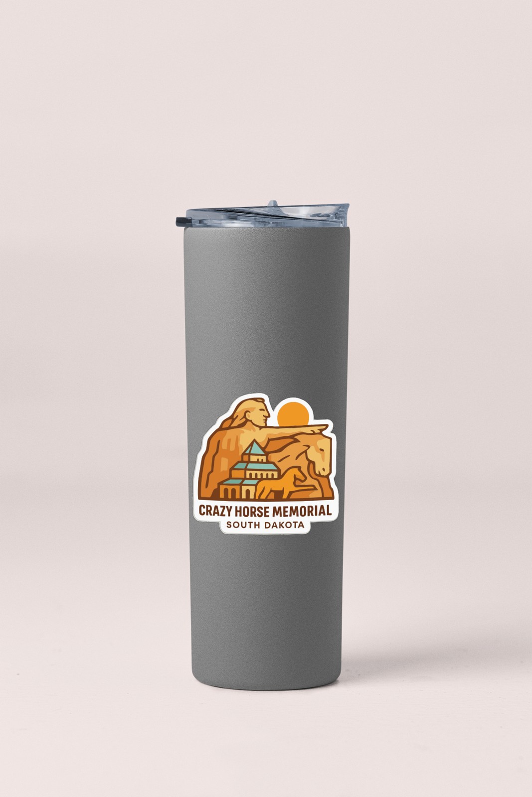 Crazy Horse Memorial South Dakota Sticker Decal Vinyl Die-Cut Symbolic Landmark
