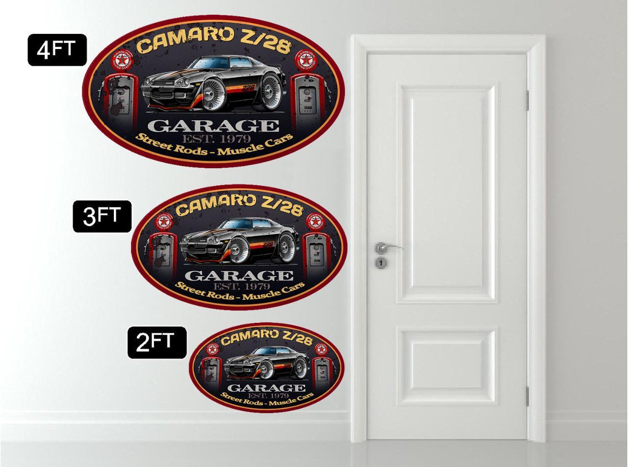 1979 Camaro Z/28 Classic Garage Sign Wall Art Graphic Sticker