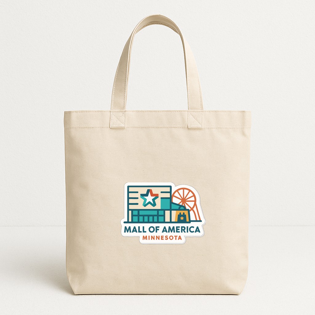 Mall of America Minnesota Iron On Heat Transfer Vinyl HTV Die-Cut Symbolic