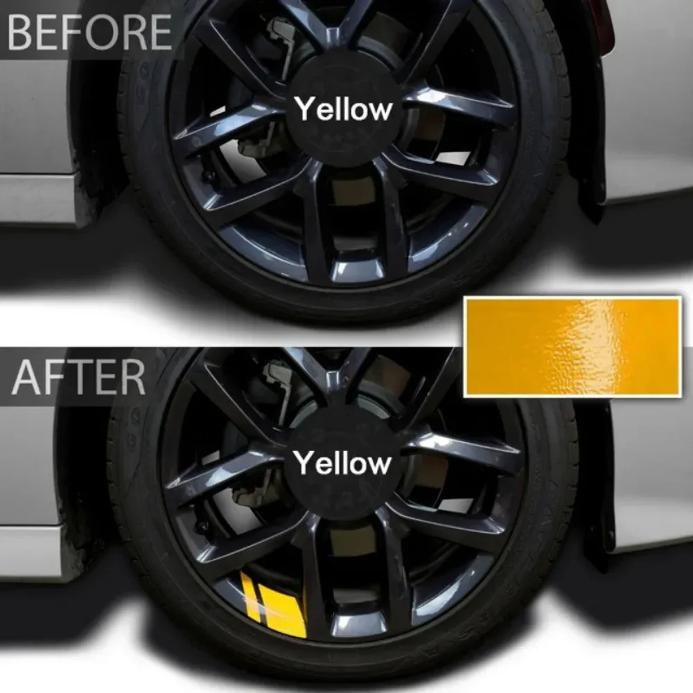 Aftermarket Reflective Wheel Hub Decal Set (6 Pcs) – Rim Cover Sticker | Dodge,