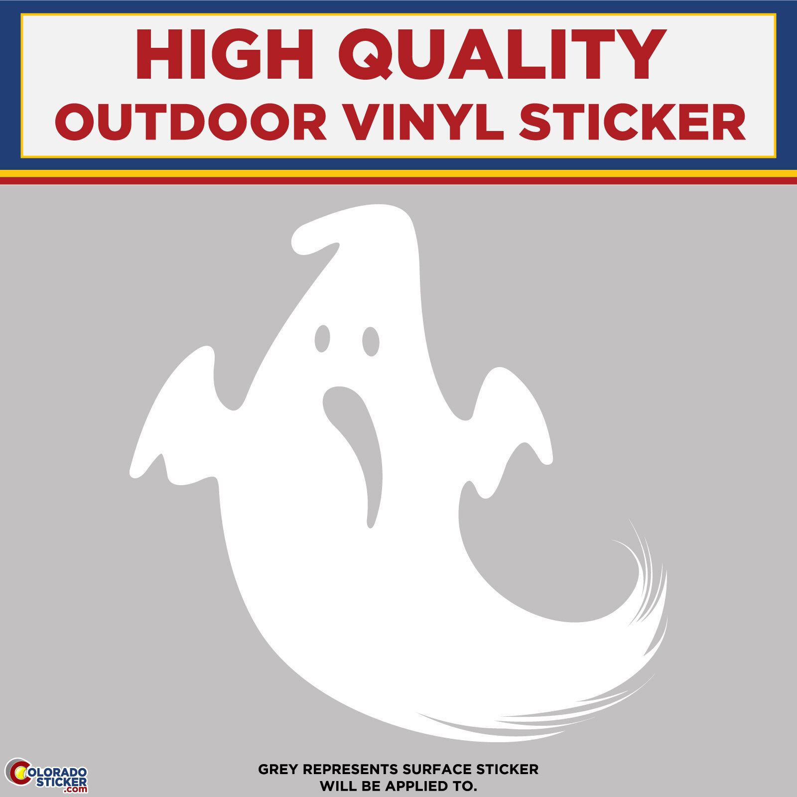 Ghost Die Cut, High Quality Vinyl Stickers