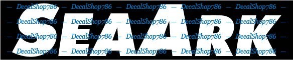 Sea Ark Boats – Outdoor Sports – Car/SUV/Truck Vinyl Die-Cut Peel N' Stick Decal