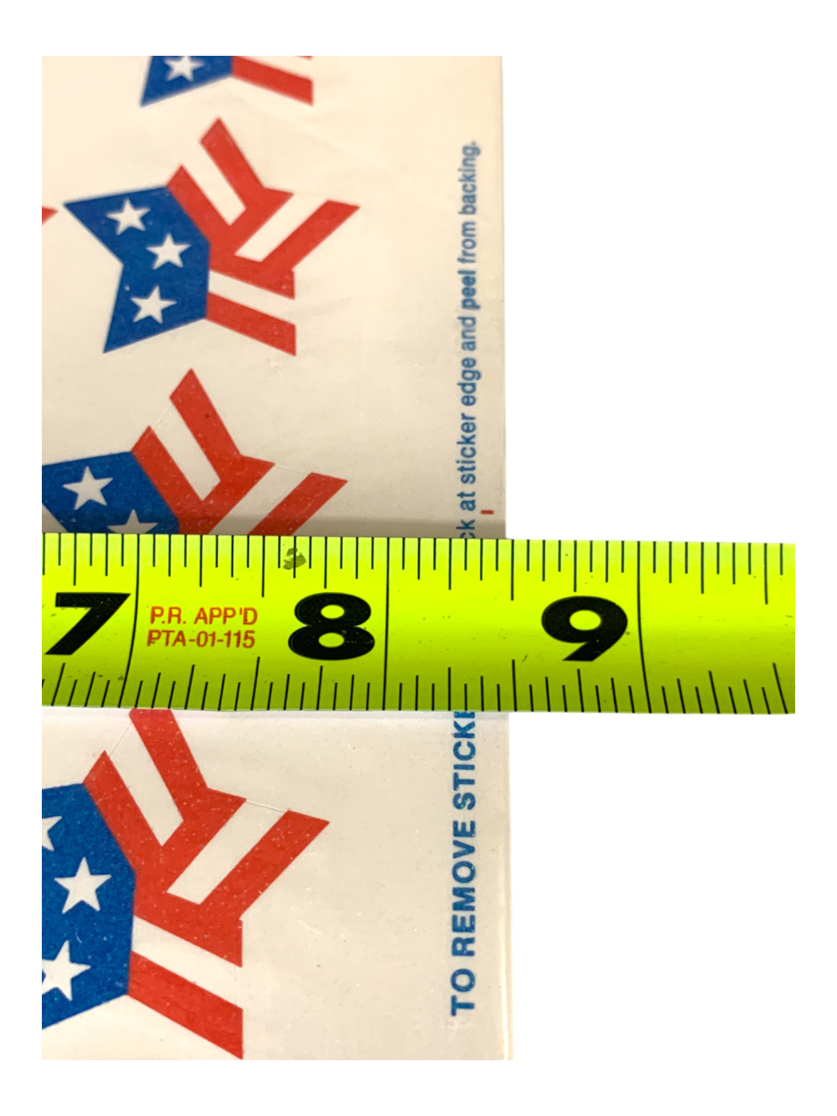 Sealed Walter Drake Sticker Stars & Stripes Sheet American Flag Star Patriotic