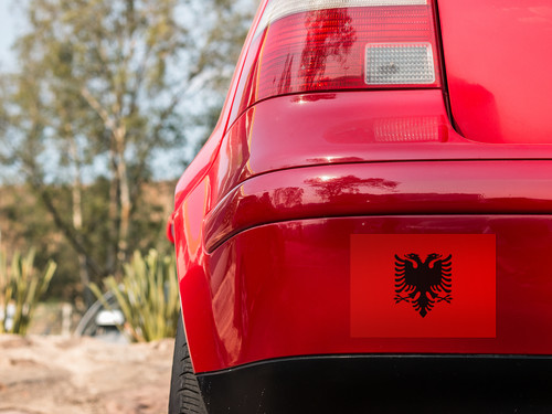 Albania Flag Sticker Decal