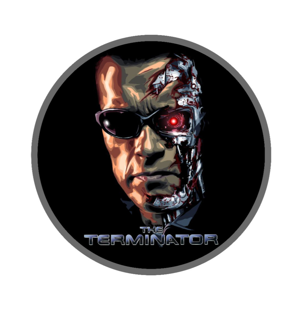 Movie – The Terminator – 4" Handmade Vinyl Decal Vehicle Cooler Laptop Decor 26